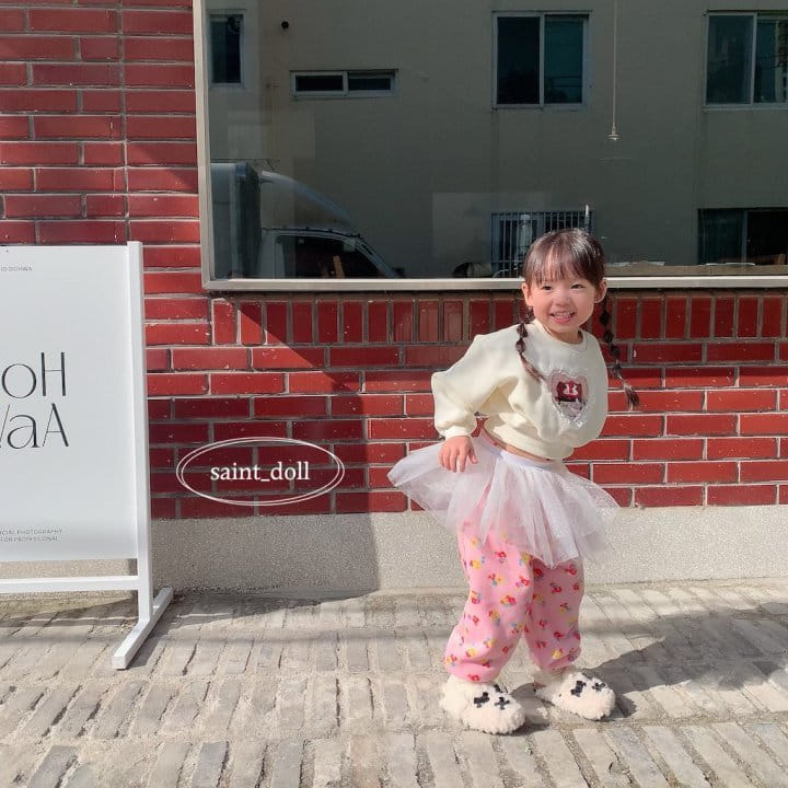 Saint Doll - Korean Children Fashion - #stylishchildhood - Lace Crop Sweatshirt with mom - 9