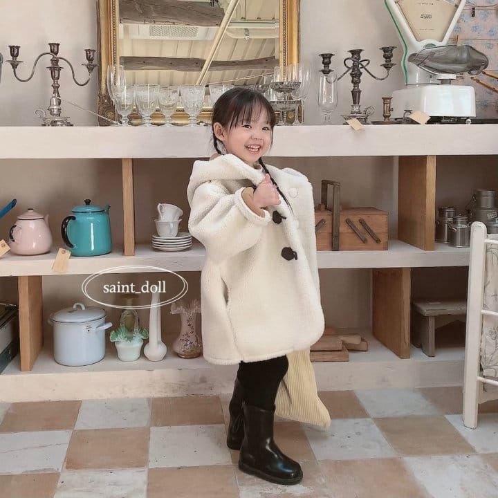 Saint Doll - Korean Children Fashion - #todddlerfashion - Bear Hoody Coat - 6