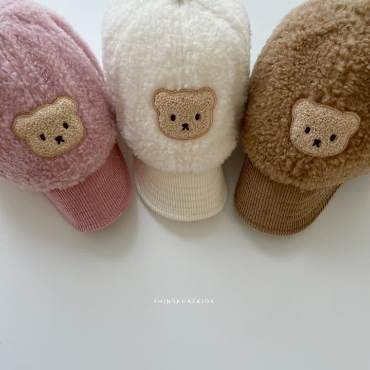 Shinseage Kids - Korean Children Fashion - #Kfashion4kids - Bear bbogle Cap