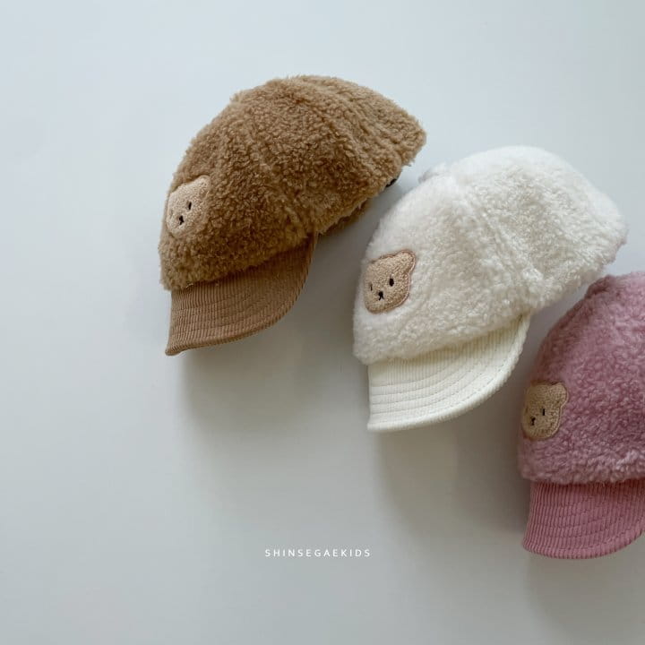 Shinseage Kids - Korean Children Fashion - #designkidswear - Bear bbogle Cap - 9