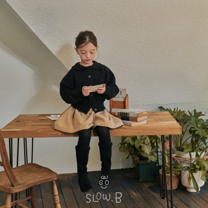Slow B - Korean Children Fashion - #designkidswear - Rib Skirt Pants - 2