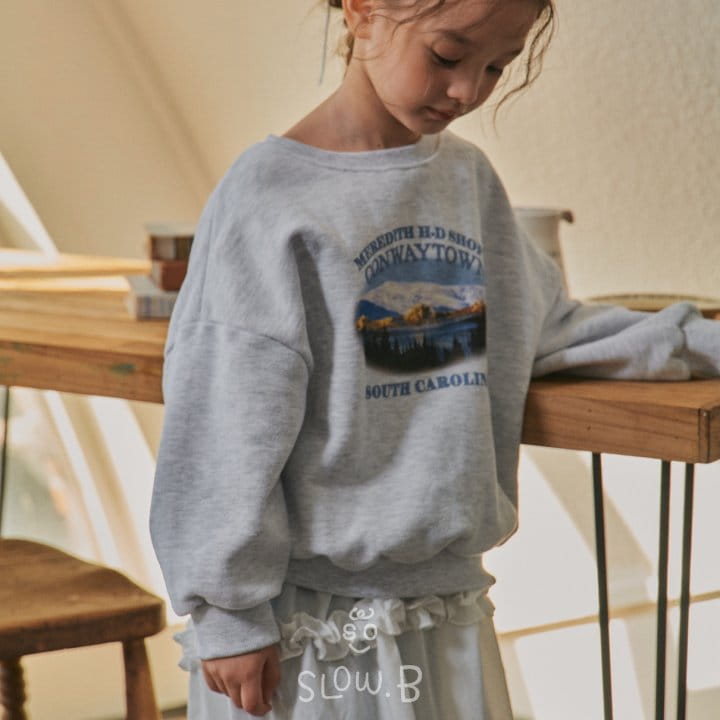 Slow B - Korean Children Fashion - #discoveringself - Town Sweatshirt - 12