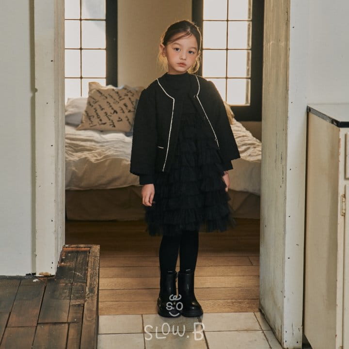 Slow B - Korean Children Fashion - #fashionkids - Sha One-piece - 6