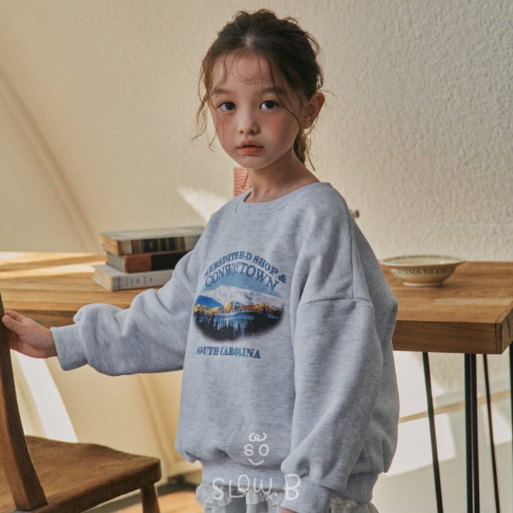 Slow B - Korean Children Fashion - #stylishchildhood - Town Sweatshirt - 8