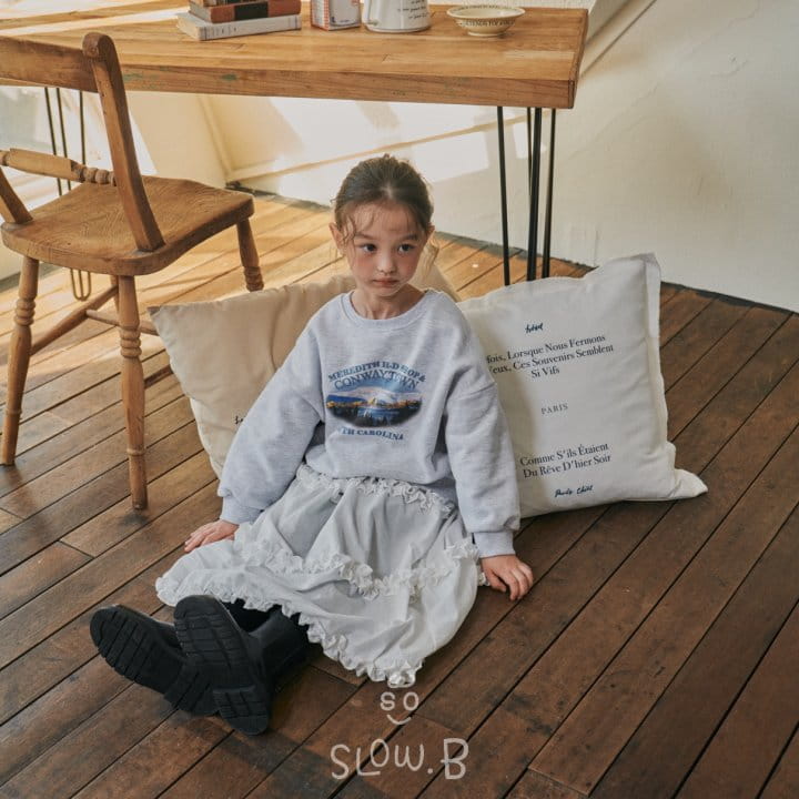 Slow B - Korean Children Fashion - #todddlerfashion - Town Sweatshirt - 6