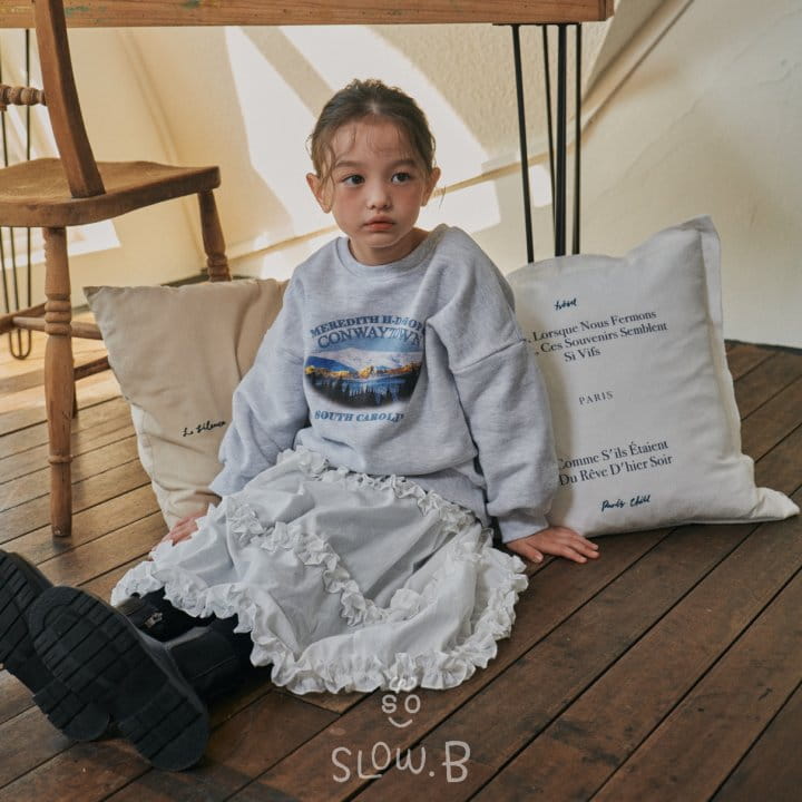 Slow B - Korean Children Fashion - #toddlerclothing - Town Sweatshirt - 7