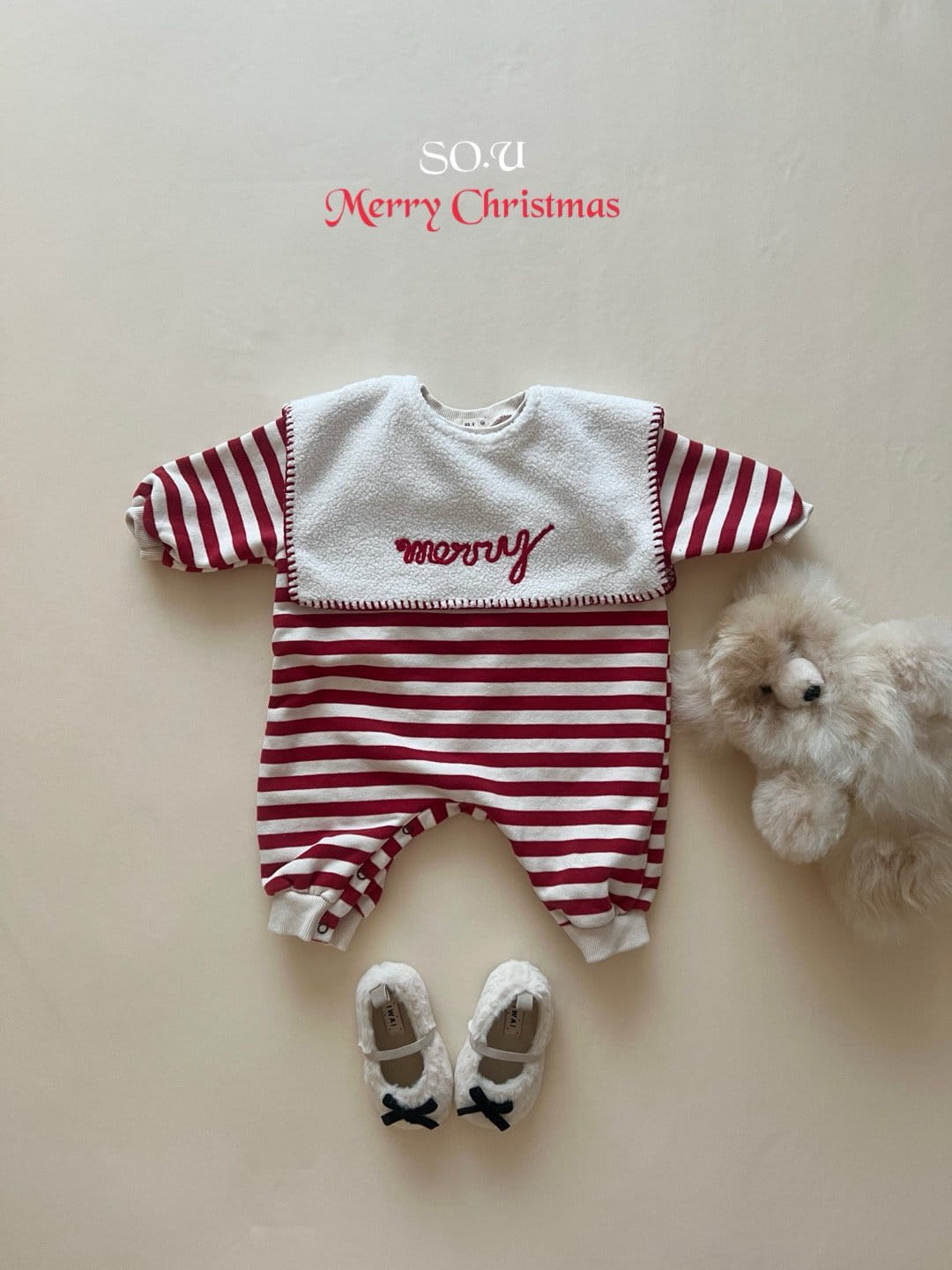 So U - Korean Baby Fashion - #babywear - Christmas ST Body Suit - 7