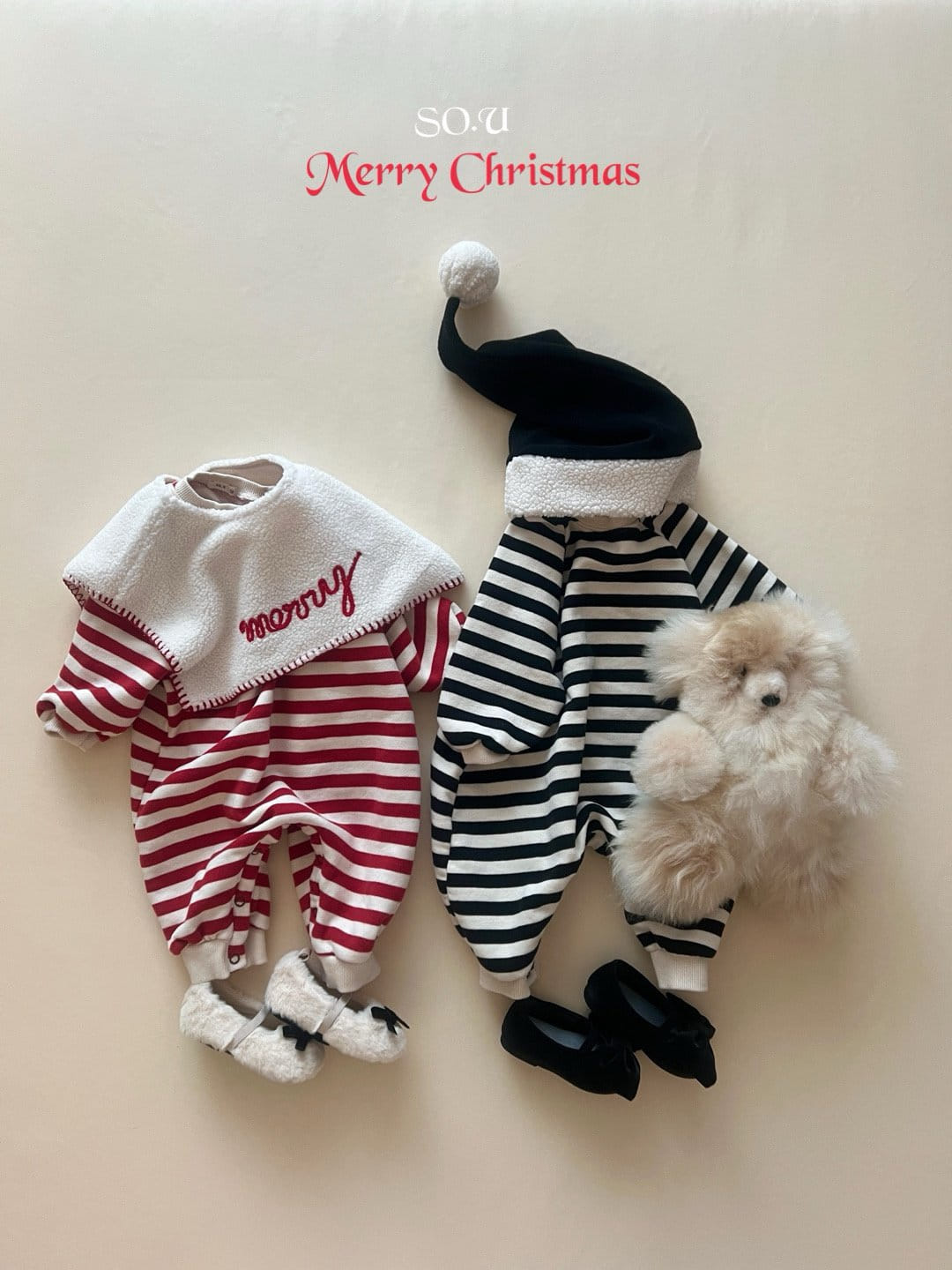 So U - Korean Baby Fashion - #onlinebabyboutique - Christmas ST Body Suit - 8