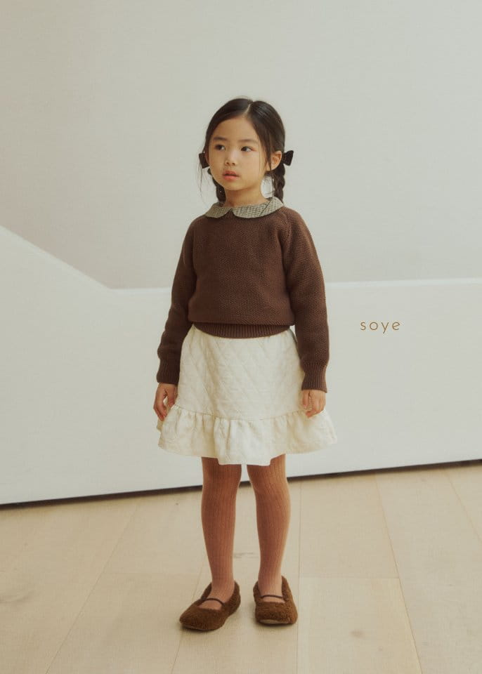 Soye - Korean Children Fashion - #Kfashion4kids - Honey Round Knit Tee - 7