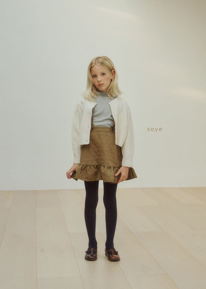 Soye - Korean Children Fashion - #childofig - Cable Knit Jacket - 7