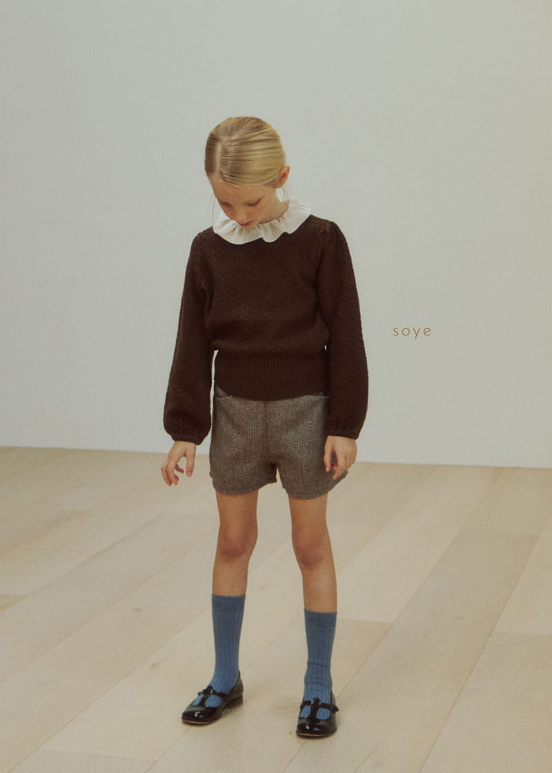 Soye - Korean Children Fashion - #designkidswear - Shine Knit Tee