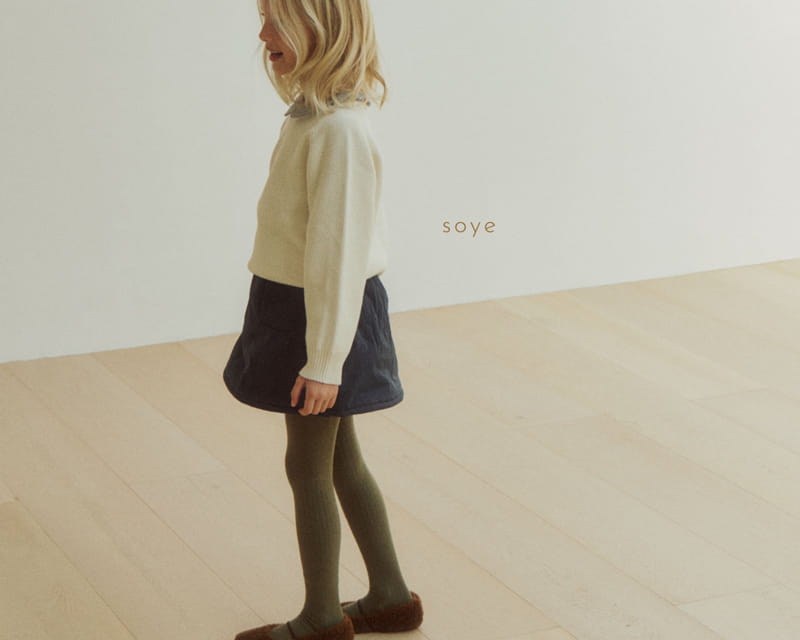 Soye - Korean Children Fashion - #fashionkids - Honey Round Knit Tee - 4