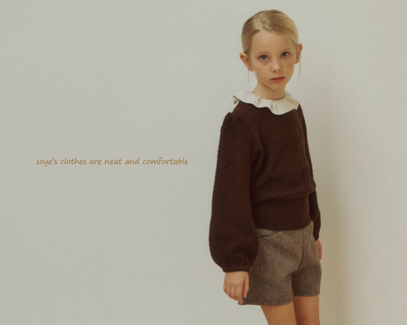Soye - Korean Children Fashion - #kidzfashiontrend - Shine Knit Tee - 6