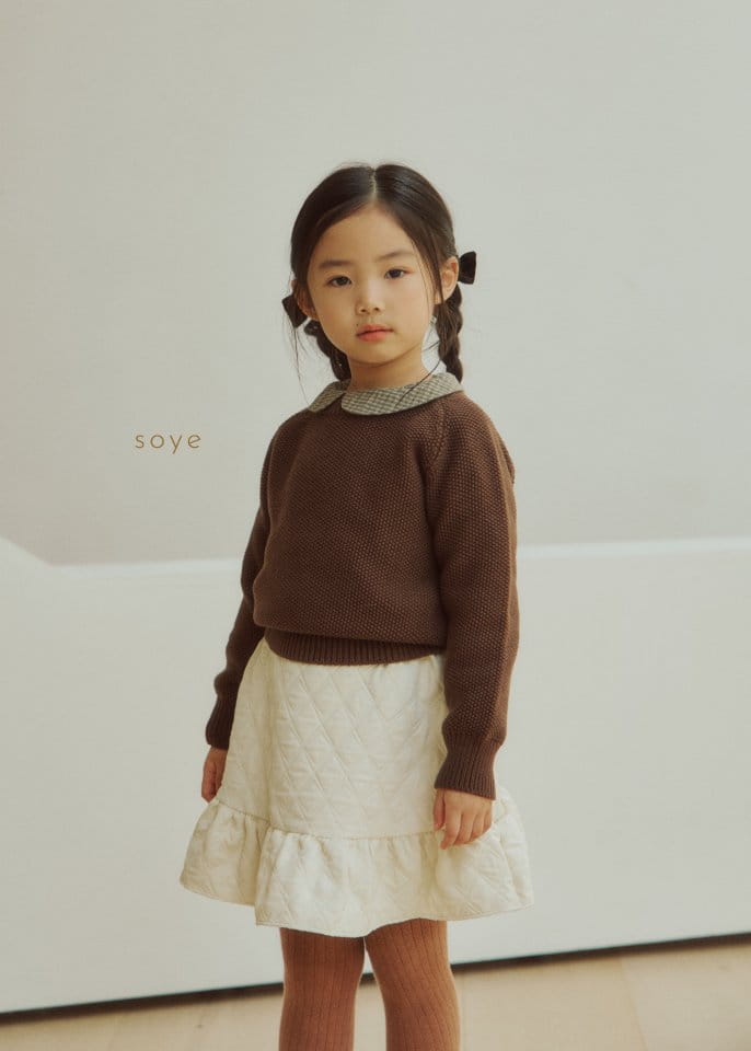 Soye - Korean Children Fashion - #kidzfashiontrend - Honey Round Knit Tee - 6