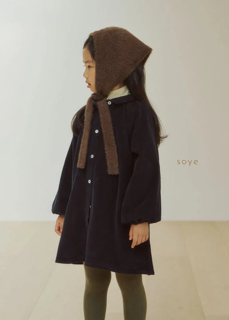 Soye - Korean Children Fashion - #littlefashionista - Corduroy One-piece