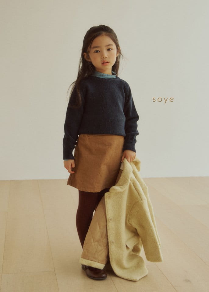 Soye - Korean Children Fashion - #prettylittlegirls - Honey Round Knit Tee - 11
