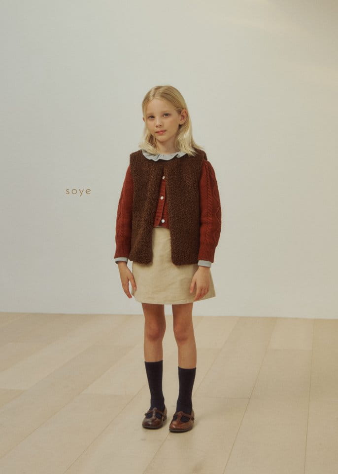 Soye - Korean Children Fashion - #prettylittlegirls - Cable Knit Jacket - 4