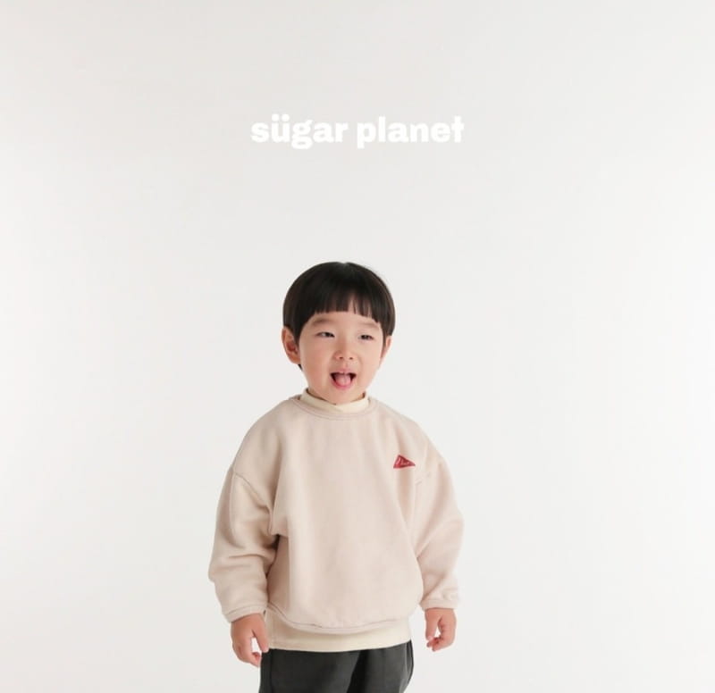 Sugar Planet - Korean Children Fashion - #childofig - Flag Piping Sweatshirt - 10