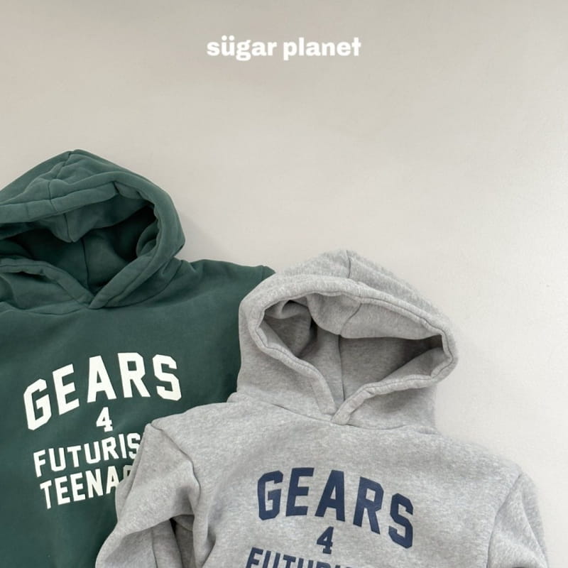 Sugar Planet - Korean Children Fashion - #childofig - Geer Hoody Tee - 2
