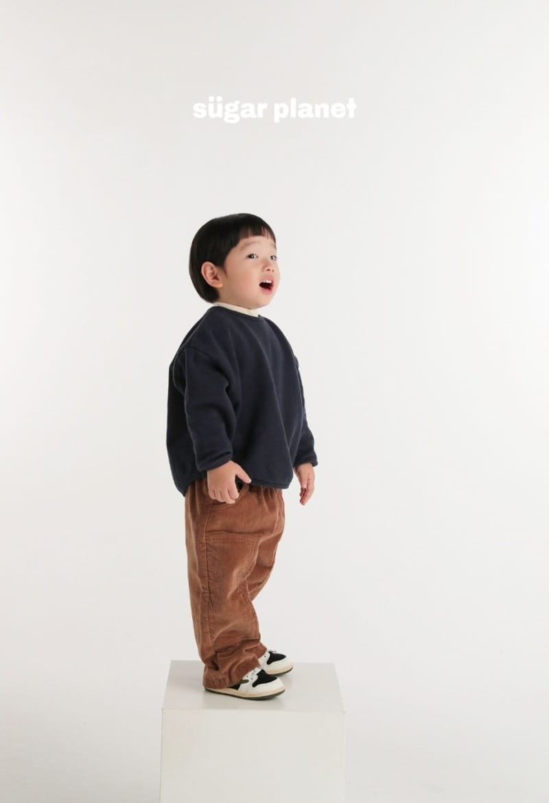 Sugar Planet - Korean Children Fashion - #designkidswear - Flag Piping Sweatshirt - 12