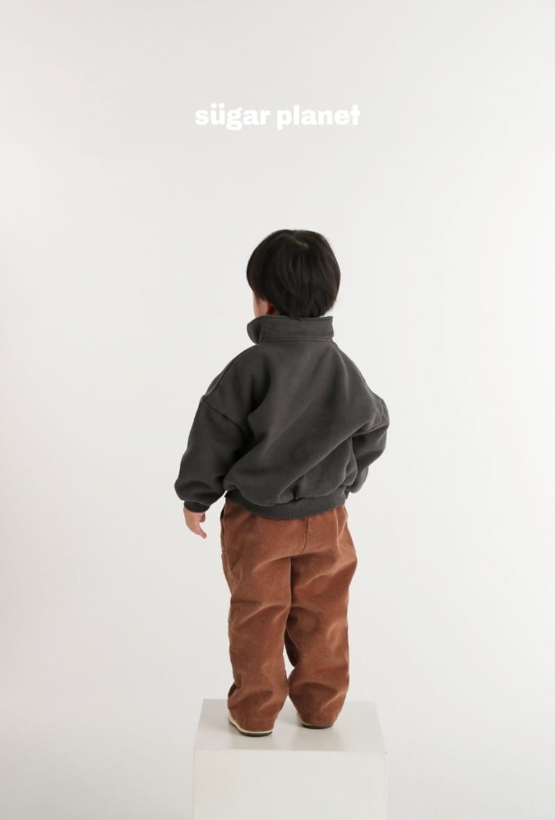 Sugar Planet - Korean Children Fashion - #designkidswear - Okay Half Zip-up - 6