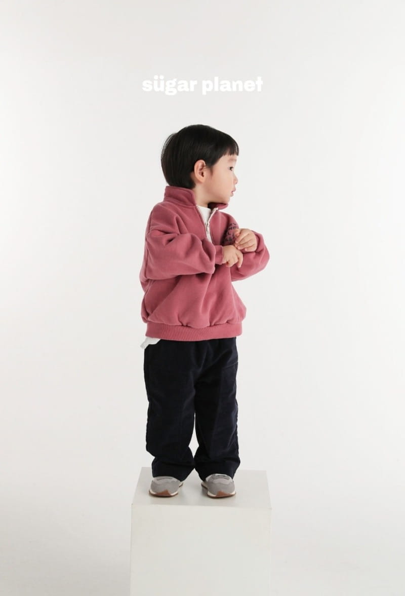Sugar Planet - Korean Children Fashion - #kidsshorts - Okay Half Zip-up - 9