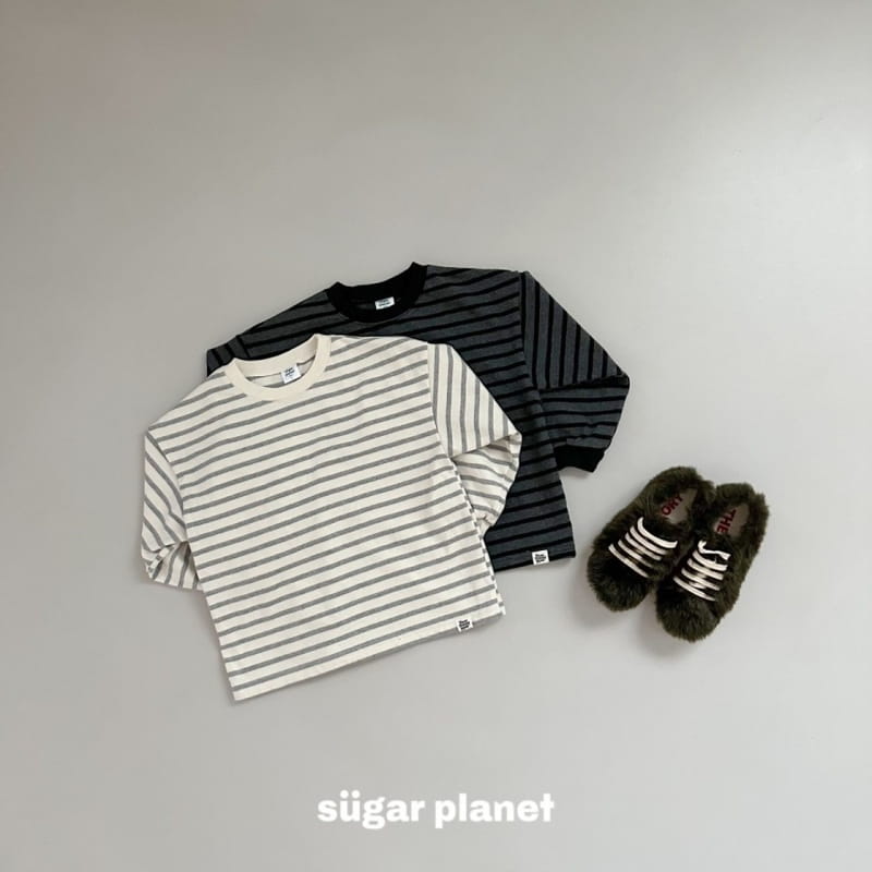 Sugar Planet - Korean Children Fashion - #kidzfashiontrend - Gentle Stripes Tee