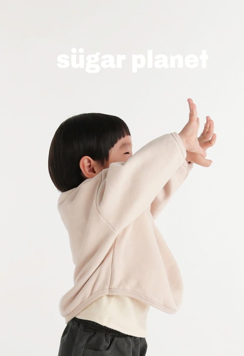 Sugar Planet - Korean Children Fashion - #littlefashionista - Flag Piping Sweatshirt - 5