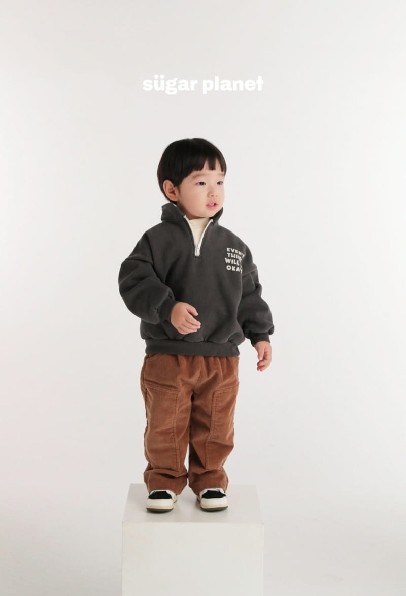 Sugar Planet - Korean Children Fashion - #minifashionista - Okay Half Zip-up