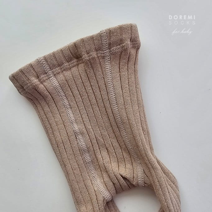 Teamand - Korean Children Fashion - #childrensboutique - Glitter TightsGold Beige Socks - 2