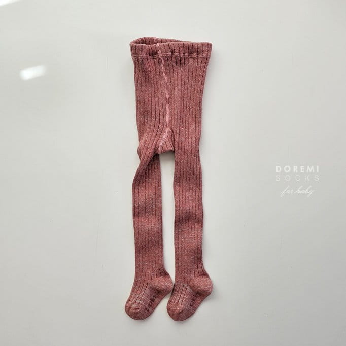 Teamand - Korean Children Fashion - #designkidswear - Glitter TightsRaspberry Socks
