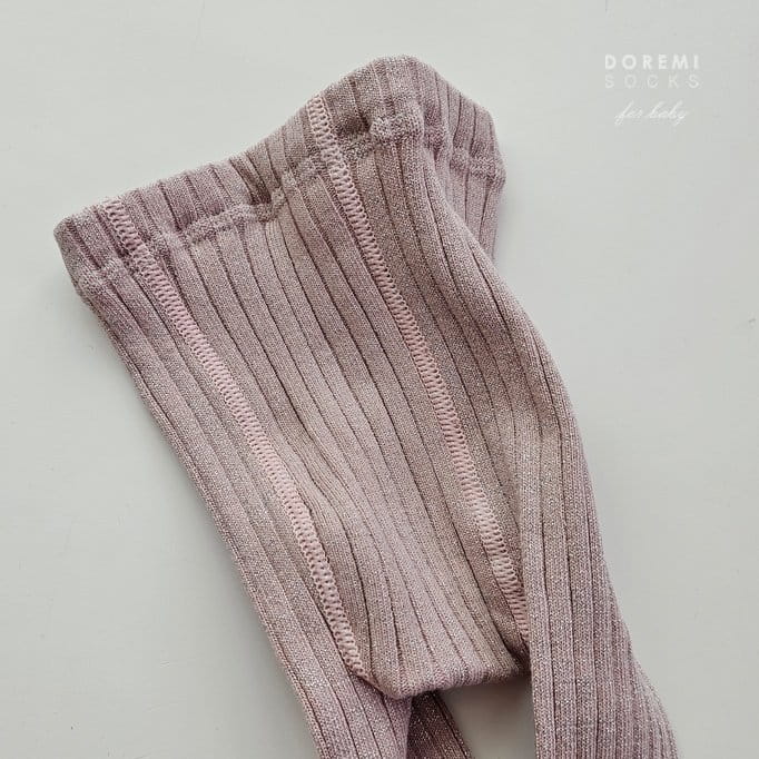 Teamand - Korean Children Fashion - #discoveringself - Glitter TightsIndi Pink Socks - 3