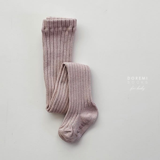 Teamand - Korean Children Fashion - #discoveringself - Glitter TightsIndi Pink Socks - 4