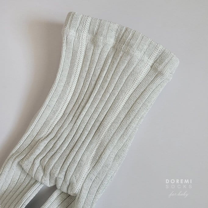 Teamand - Korean Children Fashion - #kidsshorts - Glitter TightsSilver White Socks - 2