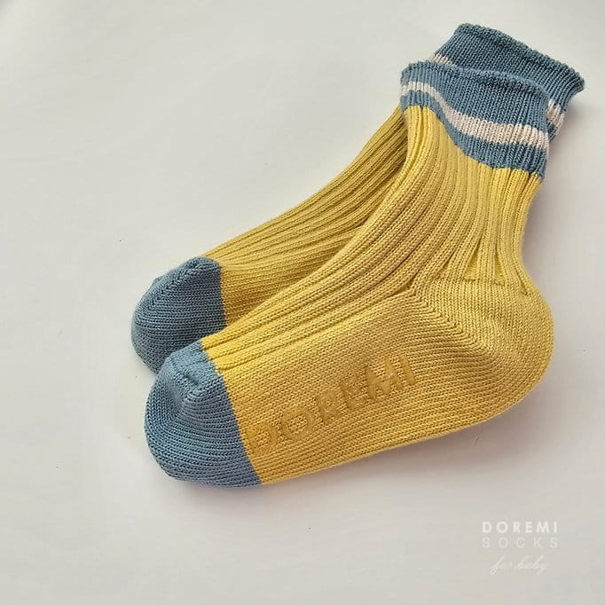 Teamand - Korean Children Fashion - #stylishchildhood - Sand Dotom OAtmeal Socks Set - 7