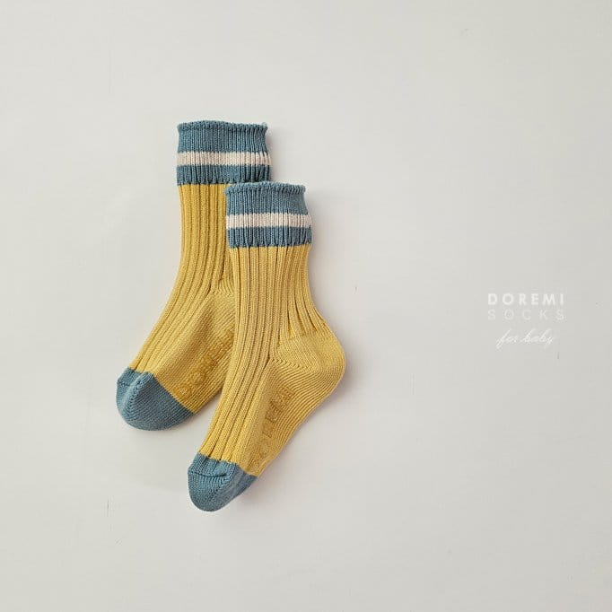Teamand - Korean Children Fashion - #todddlerfashion - Sand Dotom OAtmeal Socks Set - 5