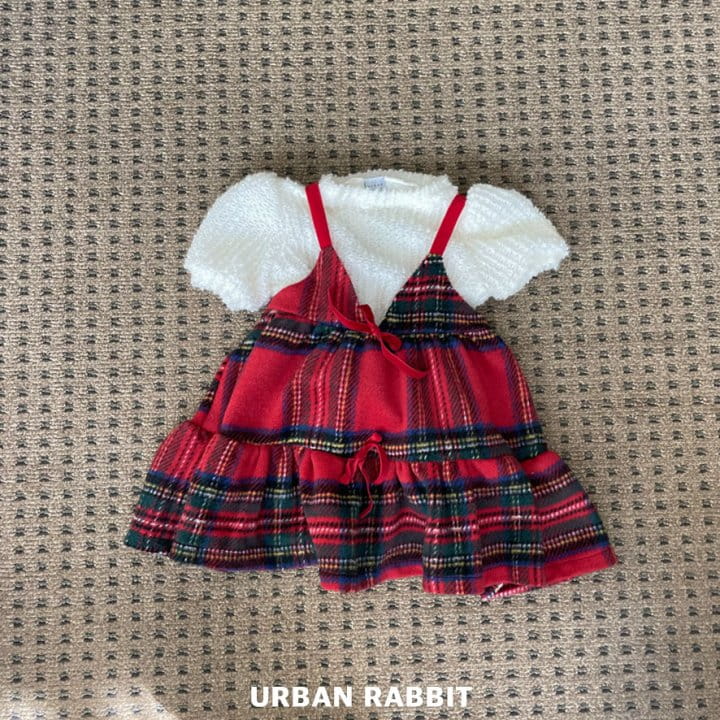Urban Rabbit - Korean Children Fashion - #childrensboutique - Carol Check One-piece - 8