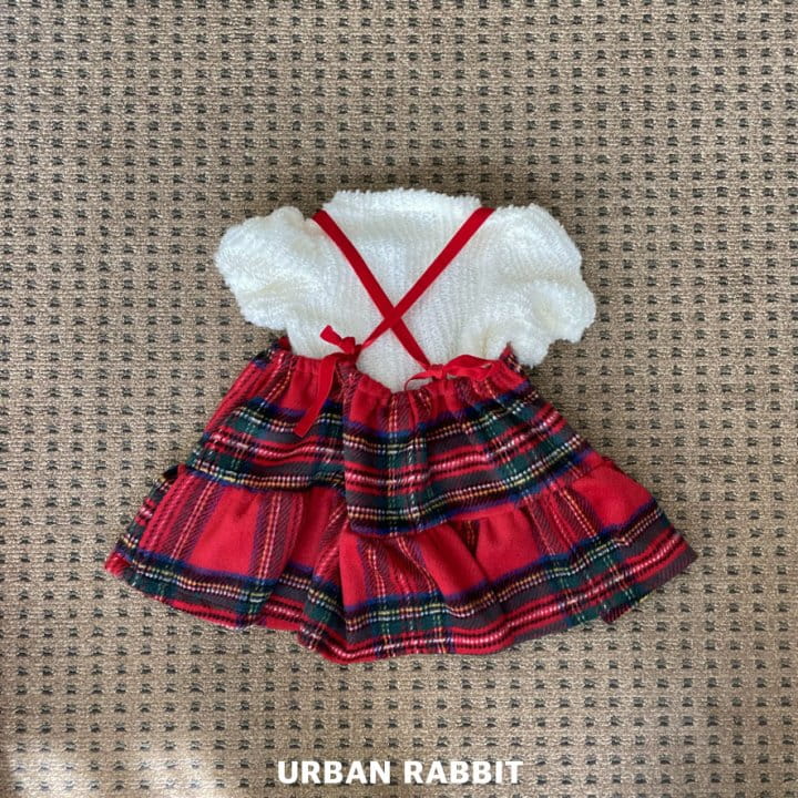 Urban Rabbit - Korean Children Fashion - #designkidswear - Carol Check One-piece - 9