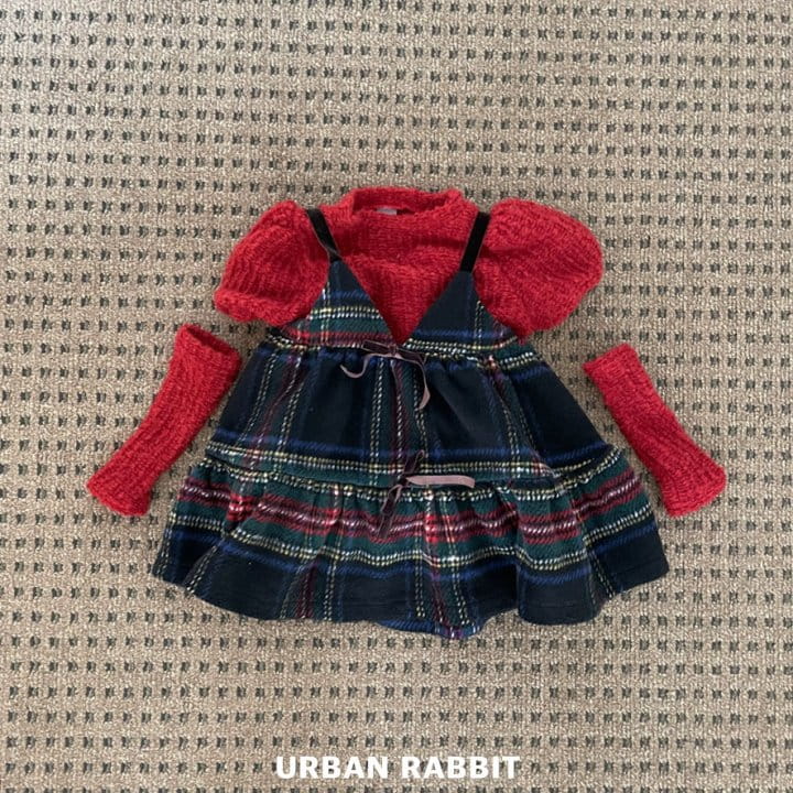 Urban Rabbit - Korean Children Fashion - #discoveringself - Carol Check One-piece - 10
