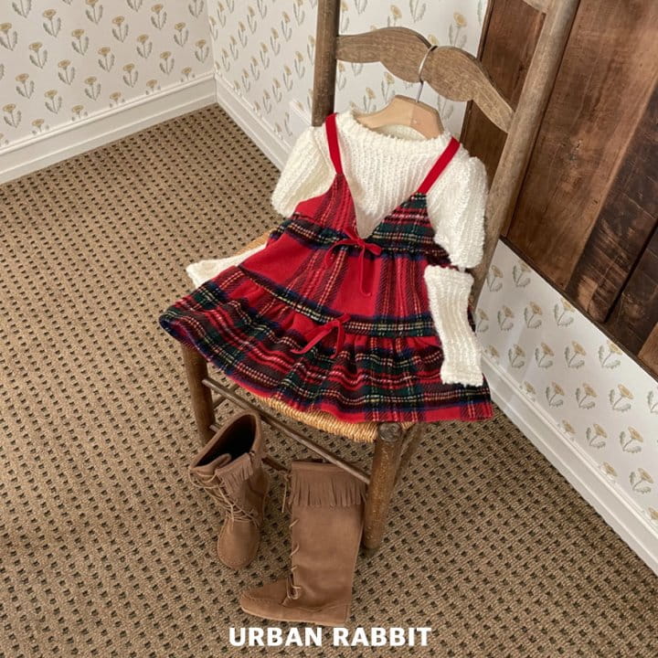 Urban Rabbit - Korean Children Fashion - #fashionkids - Carol Check One-piece - 11