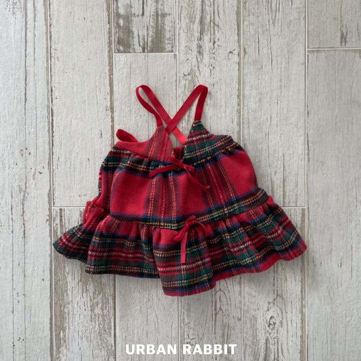 Urban Rabbit - Korean Children Fashion - #minifashionista - Carol Check One-piece - 2