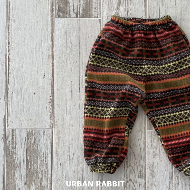 Urban Rabbit - Korean Children Fashion - #stylishchildhood - Esnic Fleece Pants - 2
