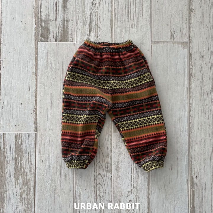 Urban Rabbit - Korean Children Fashion - #toddlerclothing - Esnic Fleece Pants