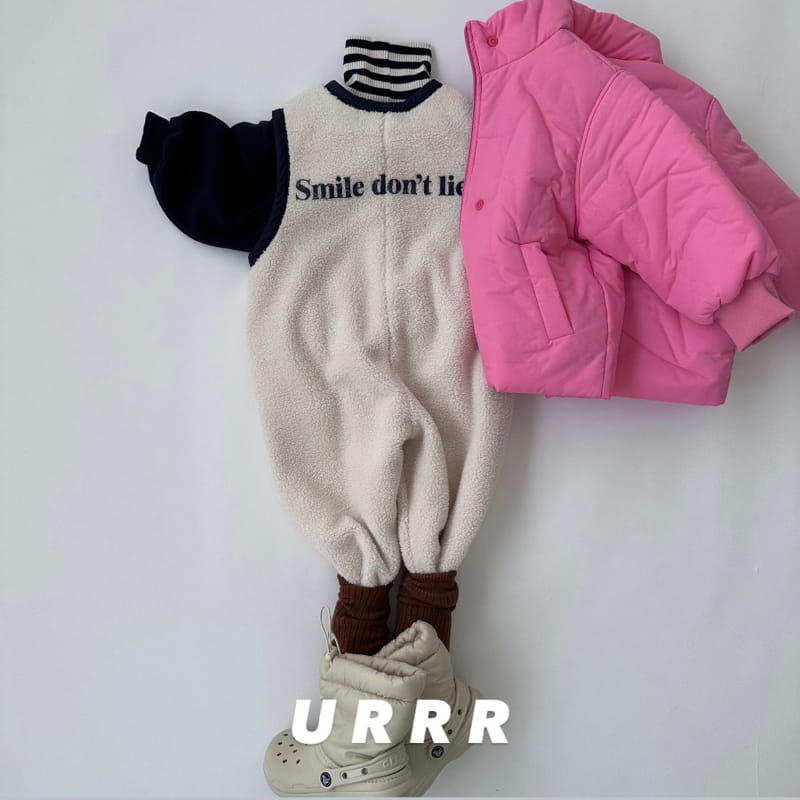 Urrr - Korean Children Fashion - #childrensboutique - Smile Jumpsuit - 9