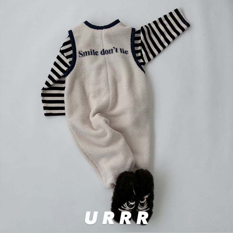 Urrr - Korean Children Fashion - #littlefashionista - Smile Jumpsuit - 3