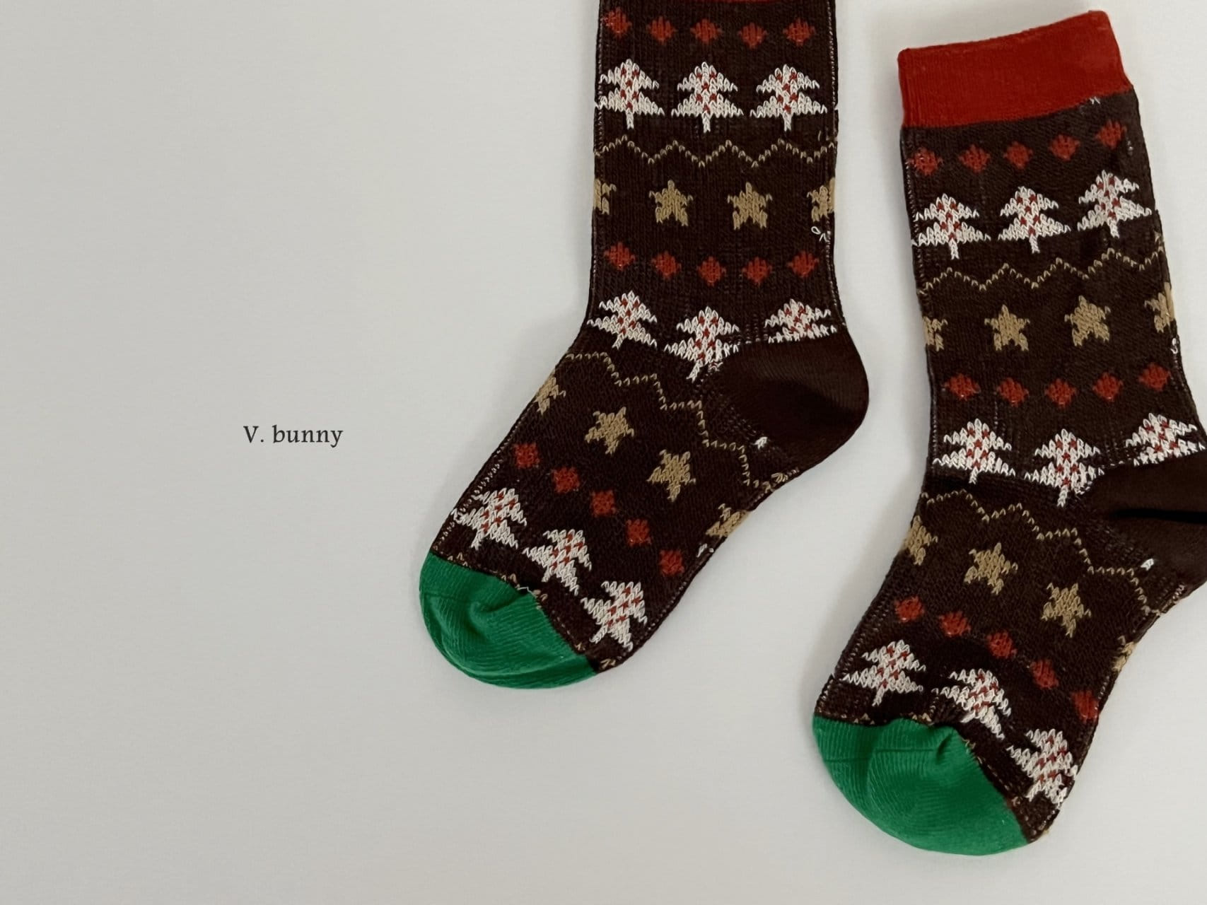 V Bunny - Korean Children Fashion - #fashionkids - Tree Socks Set - 3