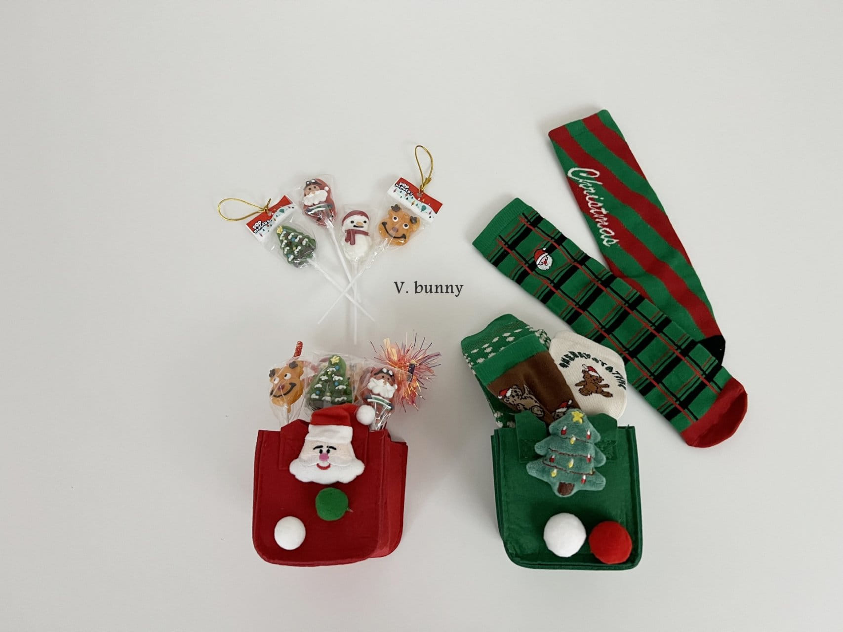 V Bunny - Korean Children Fashion - #kidsstore - Merry Christmas Present Bag - 3