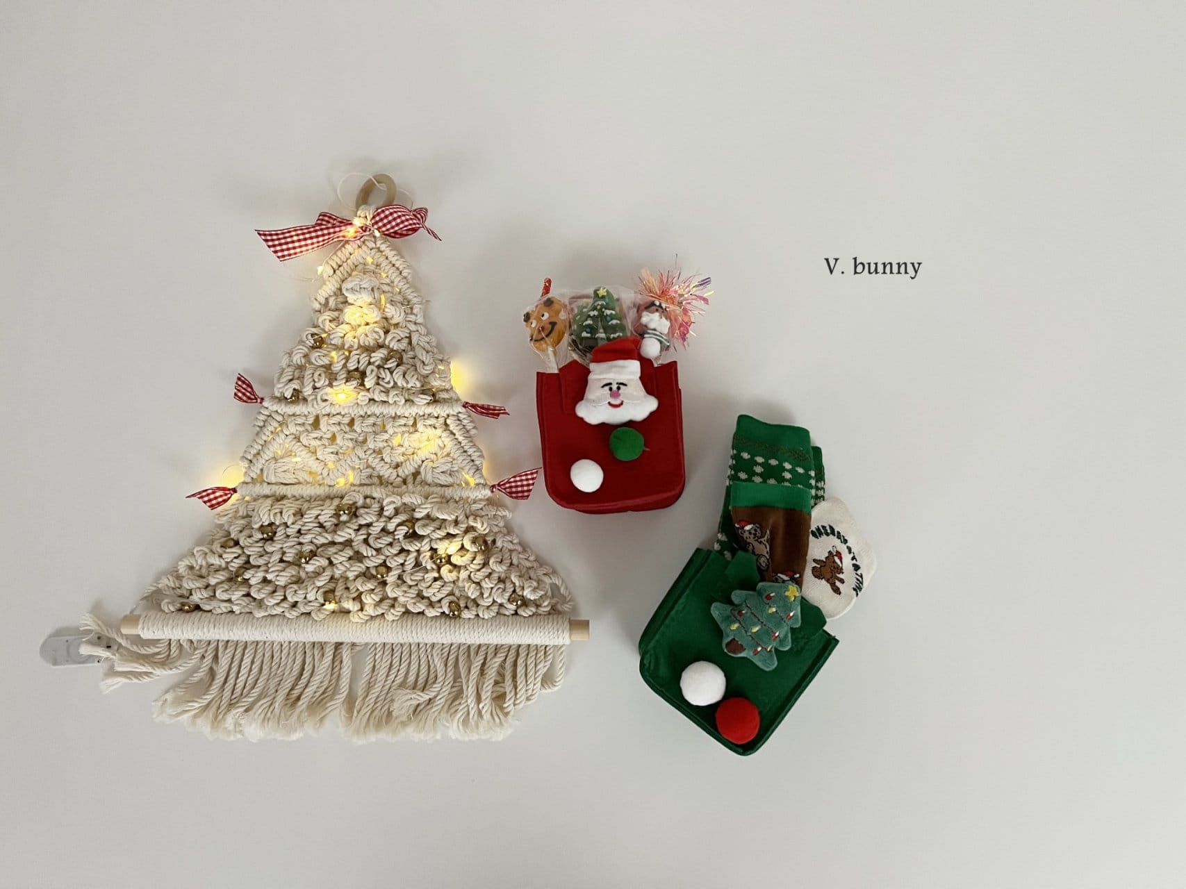 V Bunny - Korean Children Fashion - #minifashionista - Merry Christmas Present Bag - 8