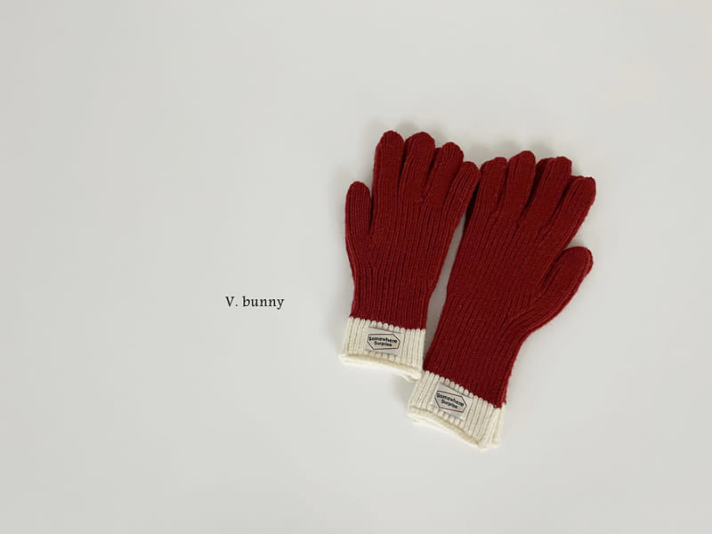 V Bunny - Korean Women Fashion - #womensfashion - Label Gloves With Adult - 12