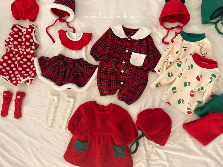 Valu Bebe - Korean Baby Fashion - #babyclothing - Christmas Dumble Bonnet - 12
